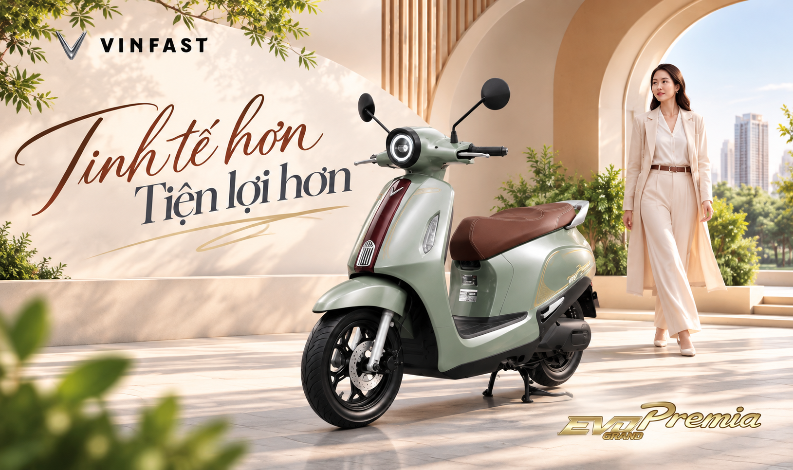 Xe máy điện VinFast Evo Grand Premia